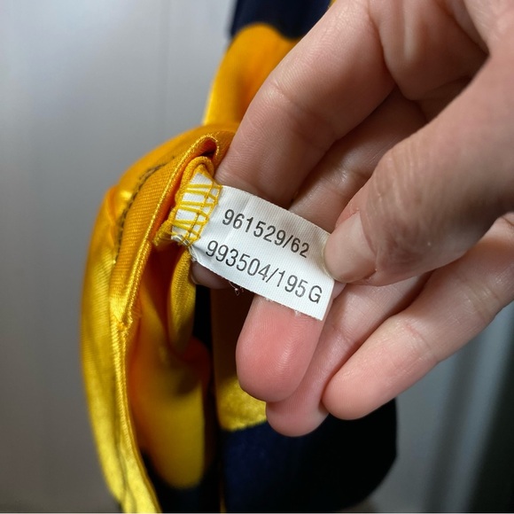 Vintage Diadora Lexington SC USA Yellow Blue 30 Jersey Retro Soccer Football - Picture 14 of 16